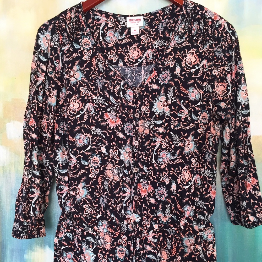 Floral Ruffle Romper - Picture 2 of 6